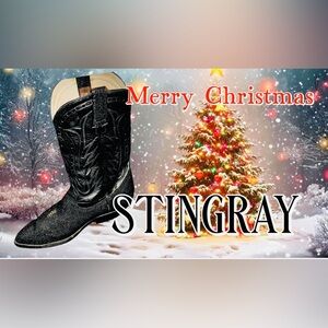 Handmade Stingray Cowboy Boots – Size 10D USA